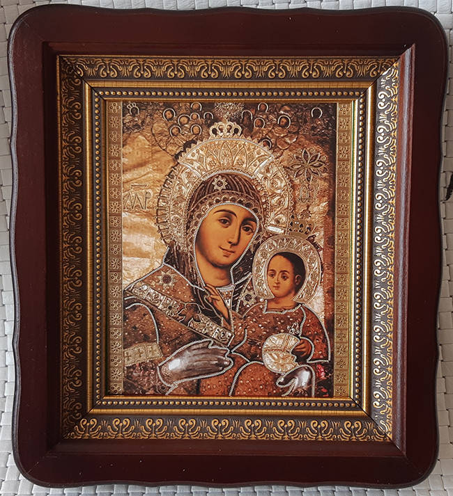 

Икона Божией Матери "Вифлеемская" в ризе для дома 23*26cm