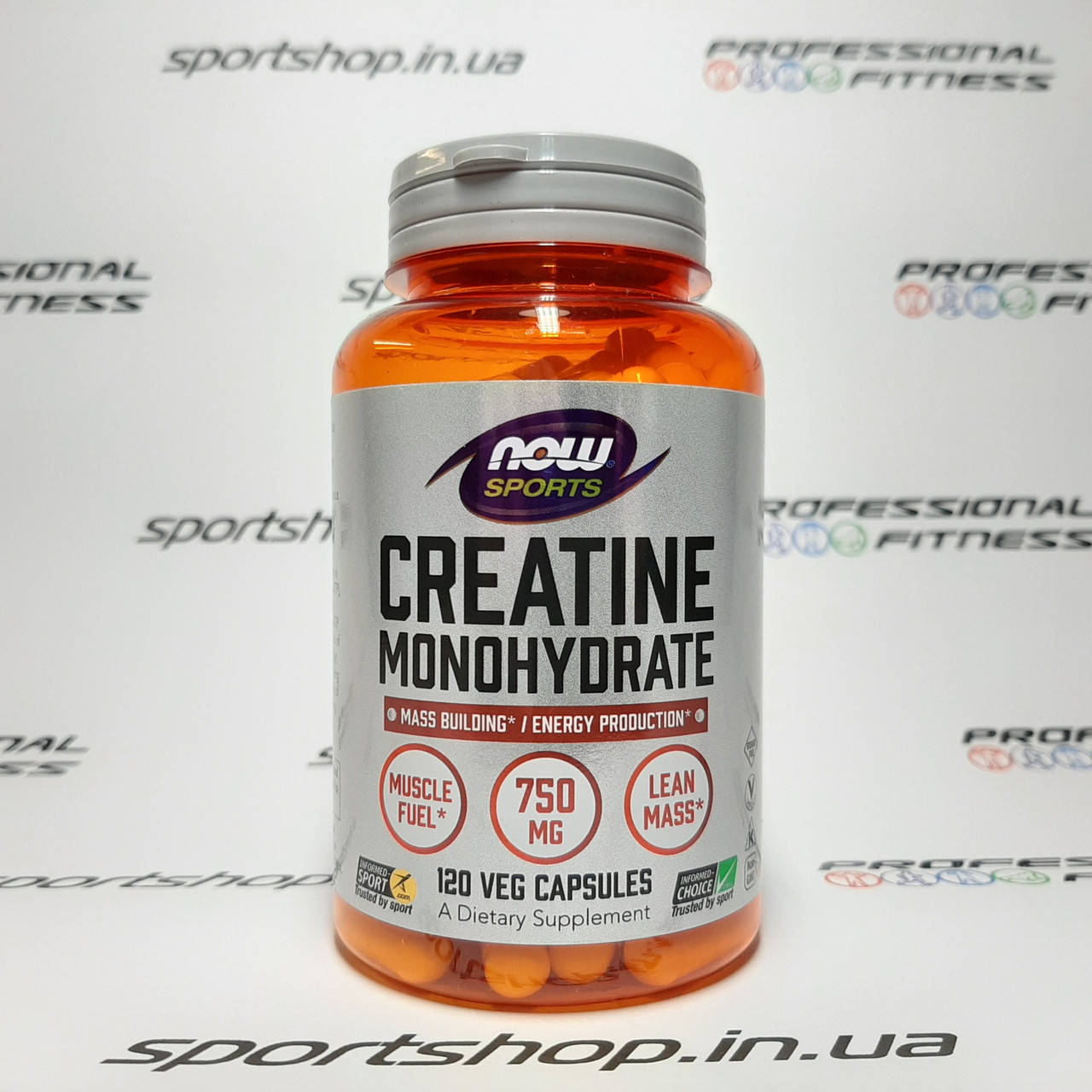 

Креатин NOW Sports Creatine Monohydrate 750mg 120 Veg Capsules