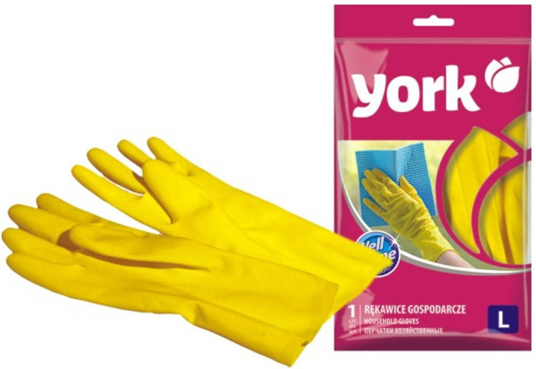 

Перчатки York резиновые  092010, Желтый