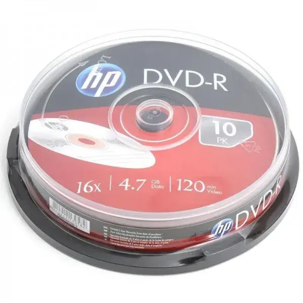 

Диск HP DVD+R 69315/DME00026-3 10 шт 4.7 GB