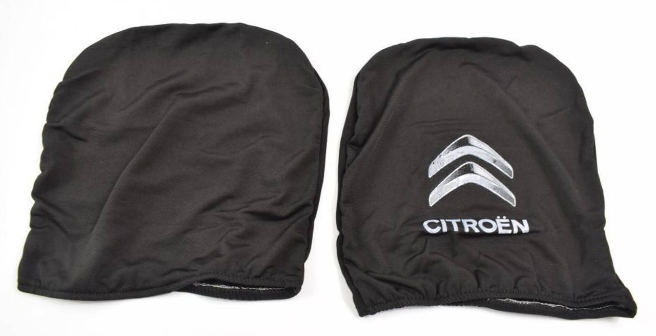 

Чехлы на подголовники Citroen черные