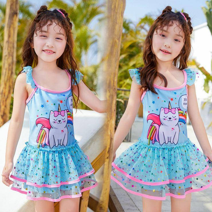 

Купальник на девочку 3-5 лет слитый свим-дресс