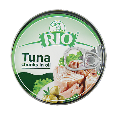 

Тунець Ріо в олії Rio 170g 48шт/ящ (Код : 00-00005599)