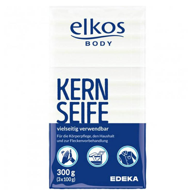 

Мыло хозяйственное Elkos Body Kern Seife 3х100 г