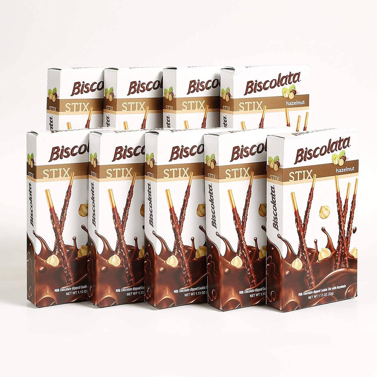 

Соломка Şölen BISCOLATA STIX в молочном шоколаде с фундуком 12 шт
