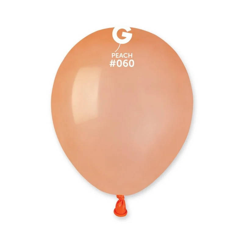 

Латексный воздушный шар 5’’ (13см) PEACH (#060) GEMAR, Персиковый