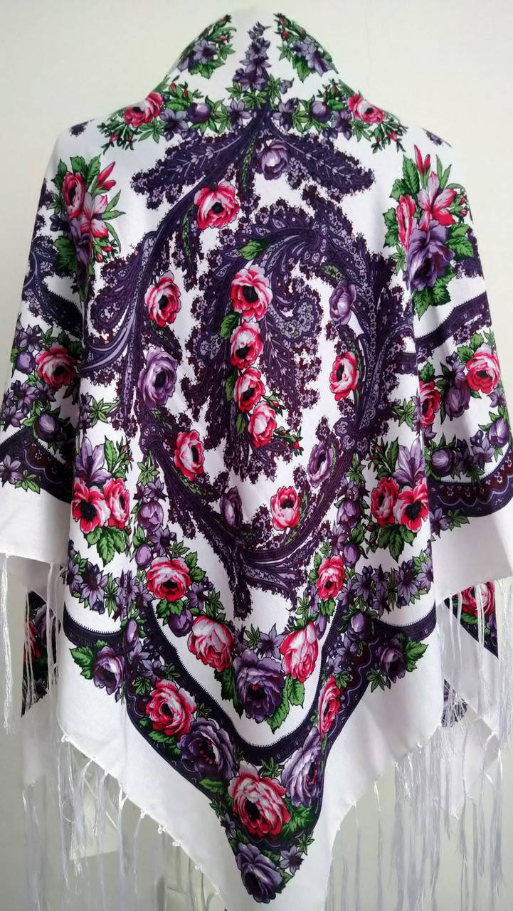 

Платок украинский белый