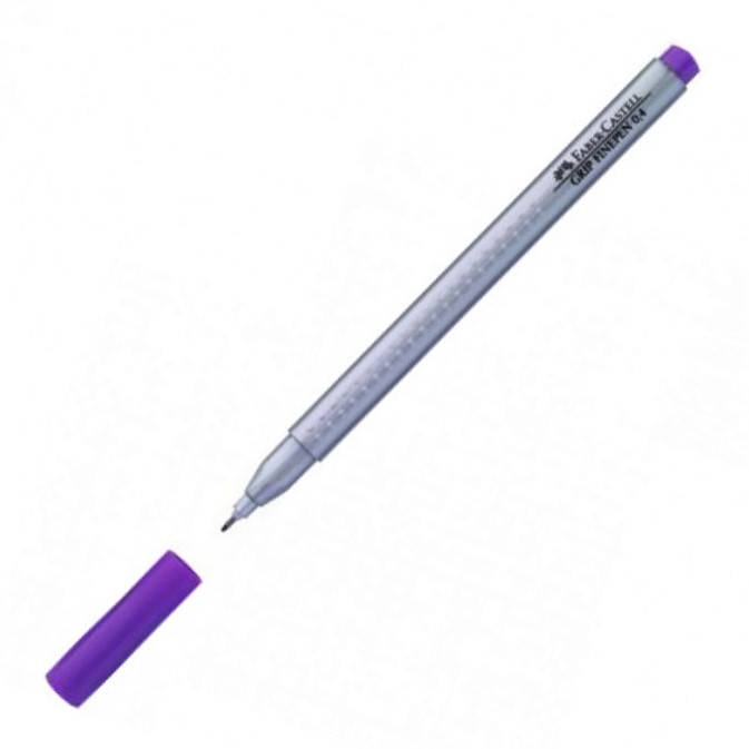 

Ручка капиллярная 0,4мм Фіолетова Faber-Castell Grip Finepen 151634