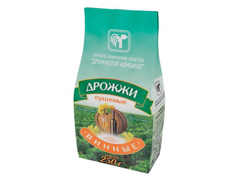 

Дрожжи Белорусские винные, 250 г.