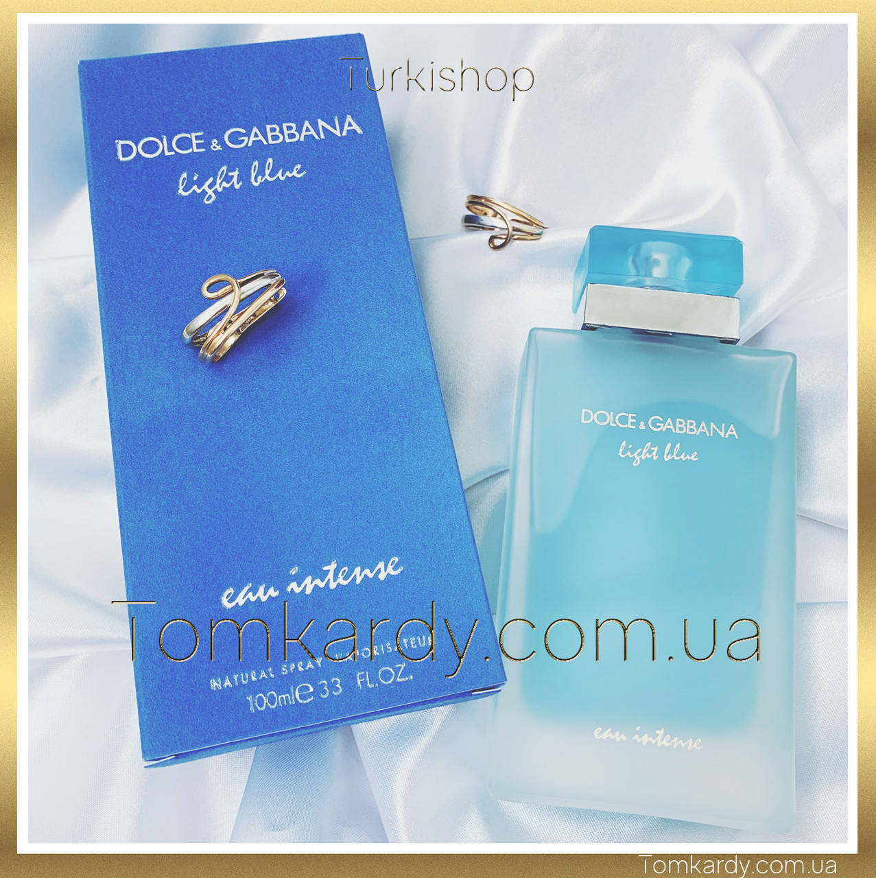 

Женские духи Dolce & Gabbana Light Blue Eau Intense 100 ml. Дольче Габбана Лайт Блю Интенс 100 мл.