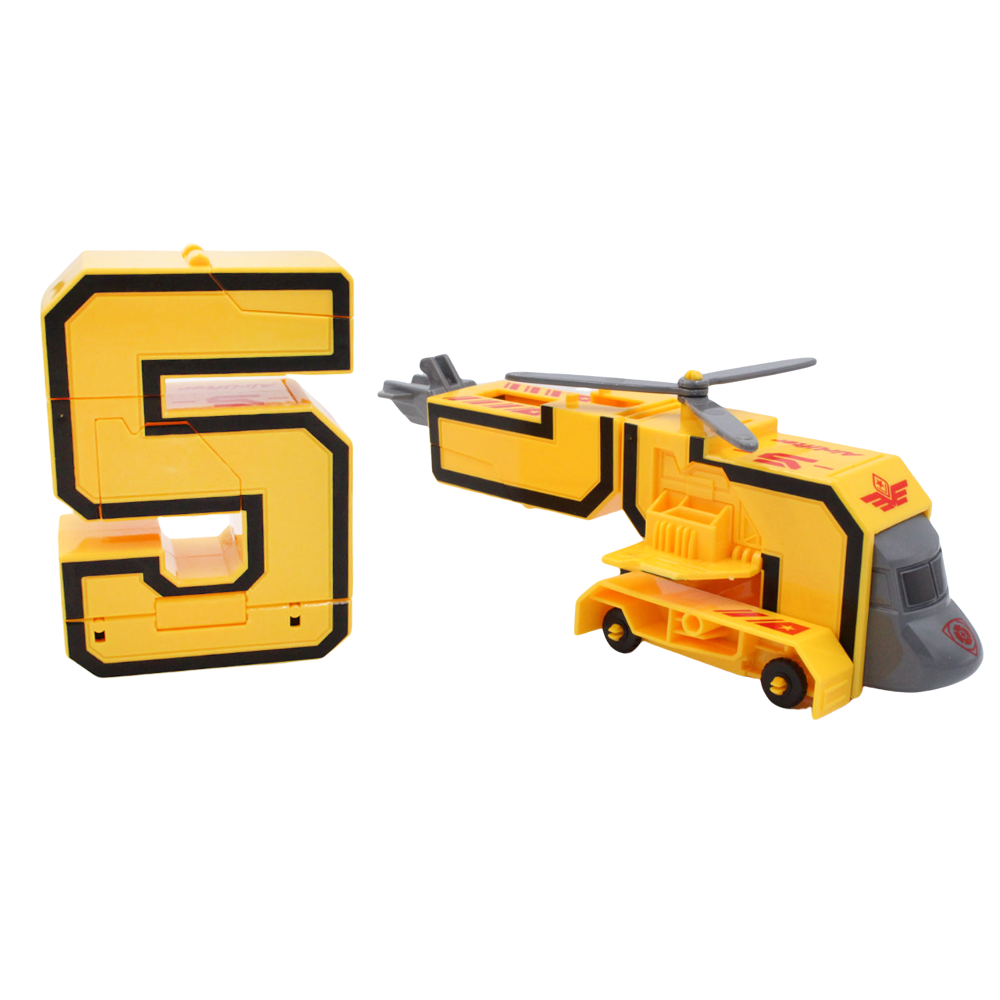 

Цифра трансформер Трансботы - цифра 5