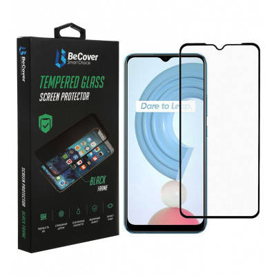 

Стекло защитное BeCover Realme C21Y Black (706904), Черный