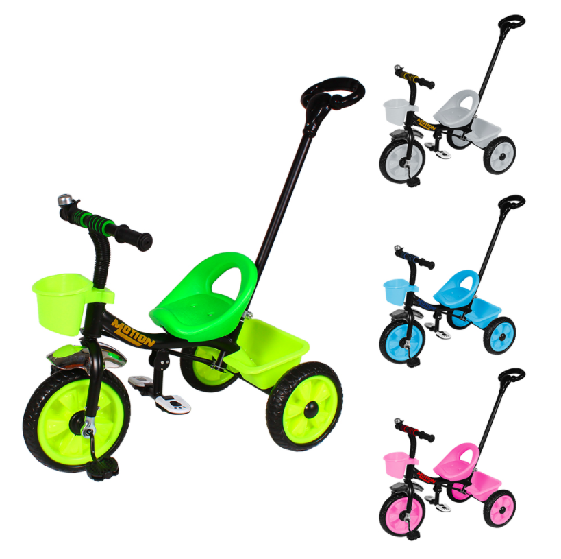 

Трехколесный детский велосипед от 1-2лет TILLY MOTION T-320 с родительской ручкой