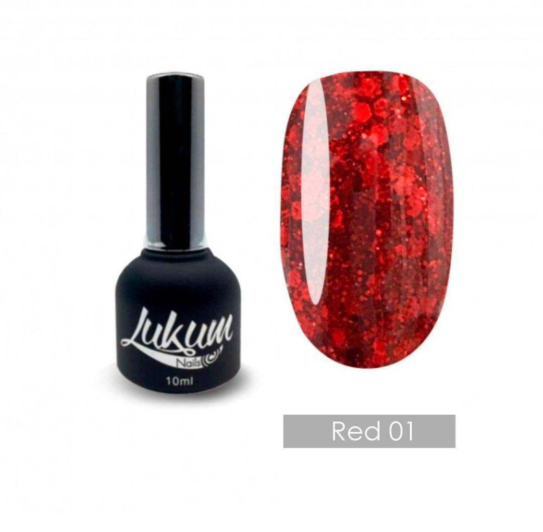 

Гель-лак Lukum Red №01, 10 мл