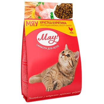

Сухой корм Мяу с курицей для котов 14 кг