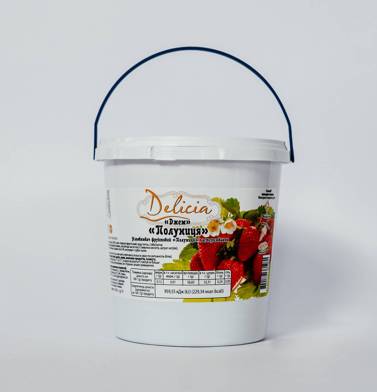 

Джем ТМ "Delicia" Полуниця