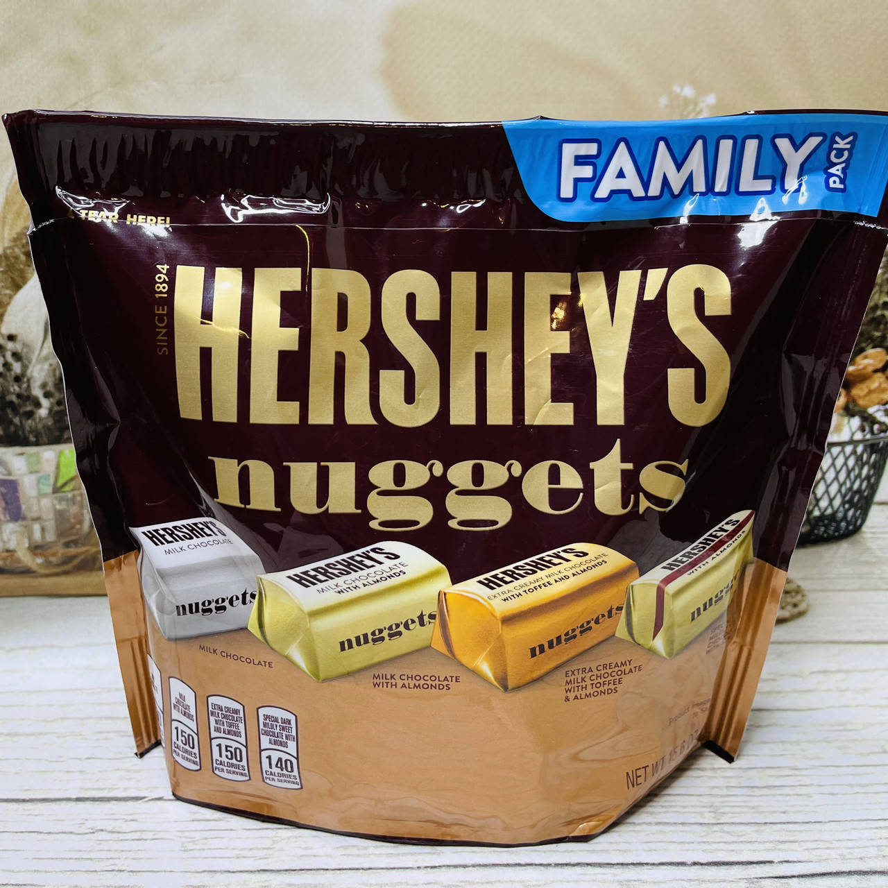 

Шоколадні цукерки Hershey's Nuggets мікс смаків