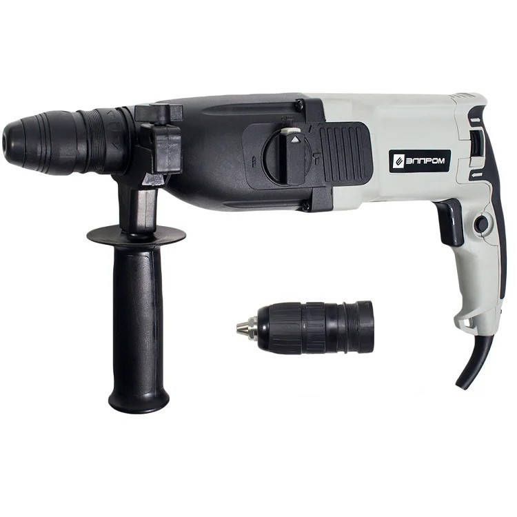 

Перфоратор Элпром ЭПЭ-1010ДФР, 1010 Вт, SDS-plus, 850 об/мин, 4700 уд/мин, 4 Дж, кейс, DFR патрон, 3 режима