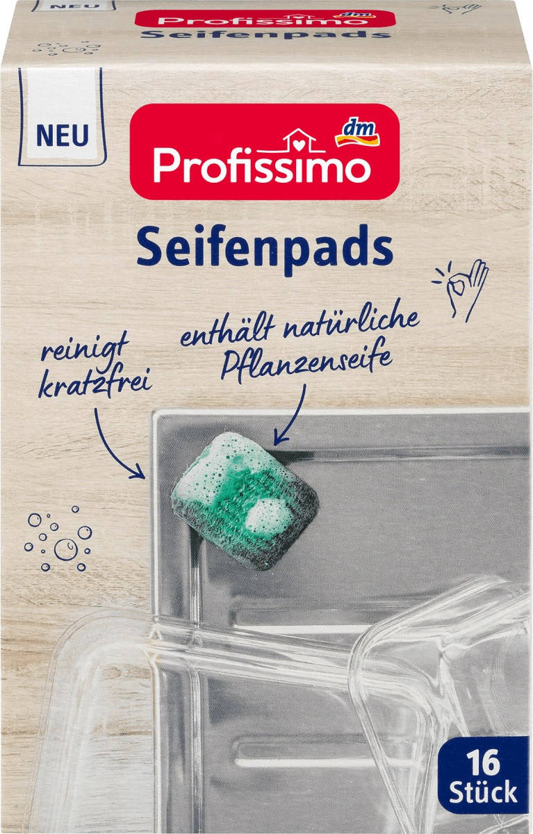 

Profissimo Topfreiniger Seifenpads Мочалки из нержавеющей стали 16 шт.