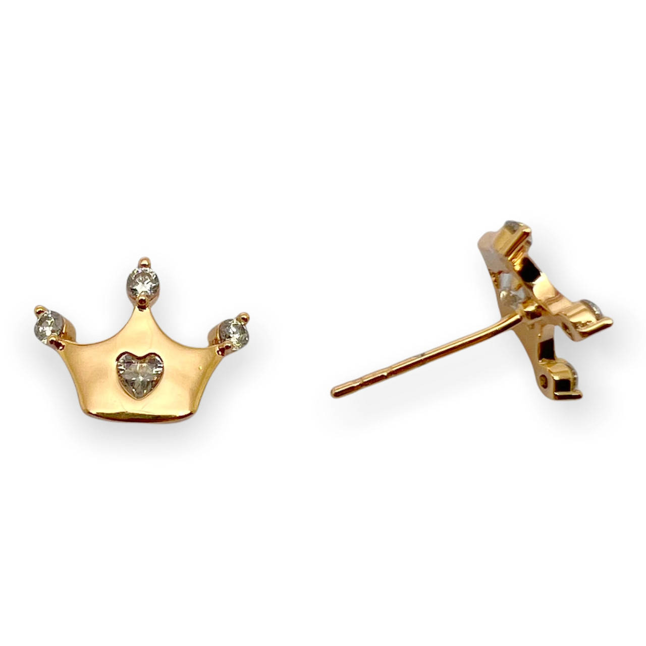

Серьги детские Корона. Xuping. 18k