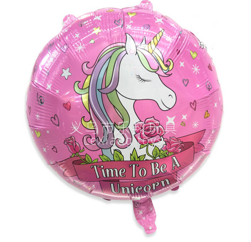 

Фольговані кулі коло "Time To Be A Unicorn". Диаметр:18"(45 см)