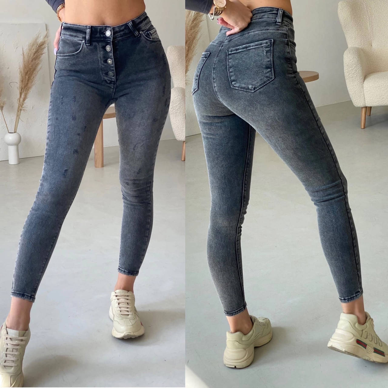 

Женские стильные стрейчевые джинсы 26; 27; 28; 29 "ALLA " от прямого поставщика