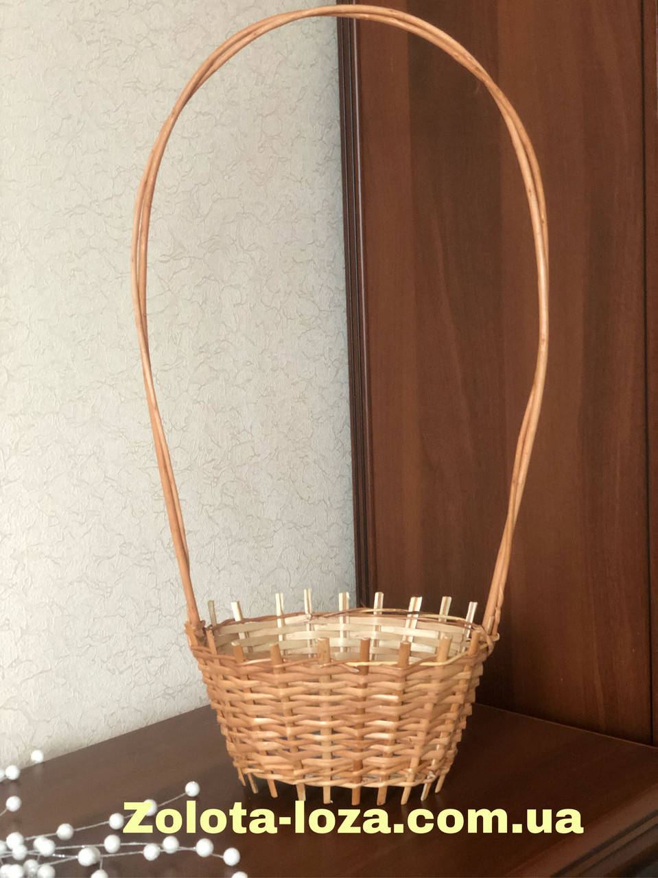 

Корзина кашпо из лозы. Арт:3097