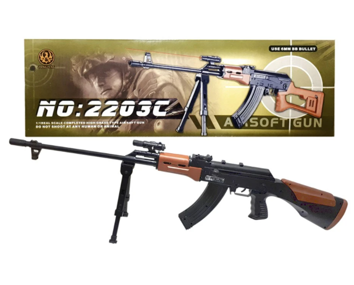 

Автомат АК-47 с подставкой Aurora, Разные цвета