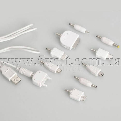 

Комплект адаптеров 10in1 USB белый
