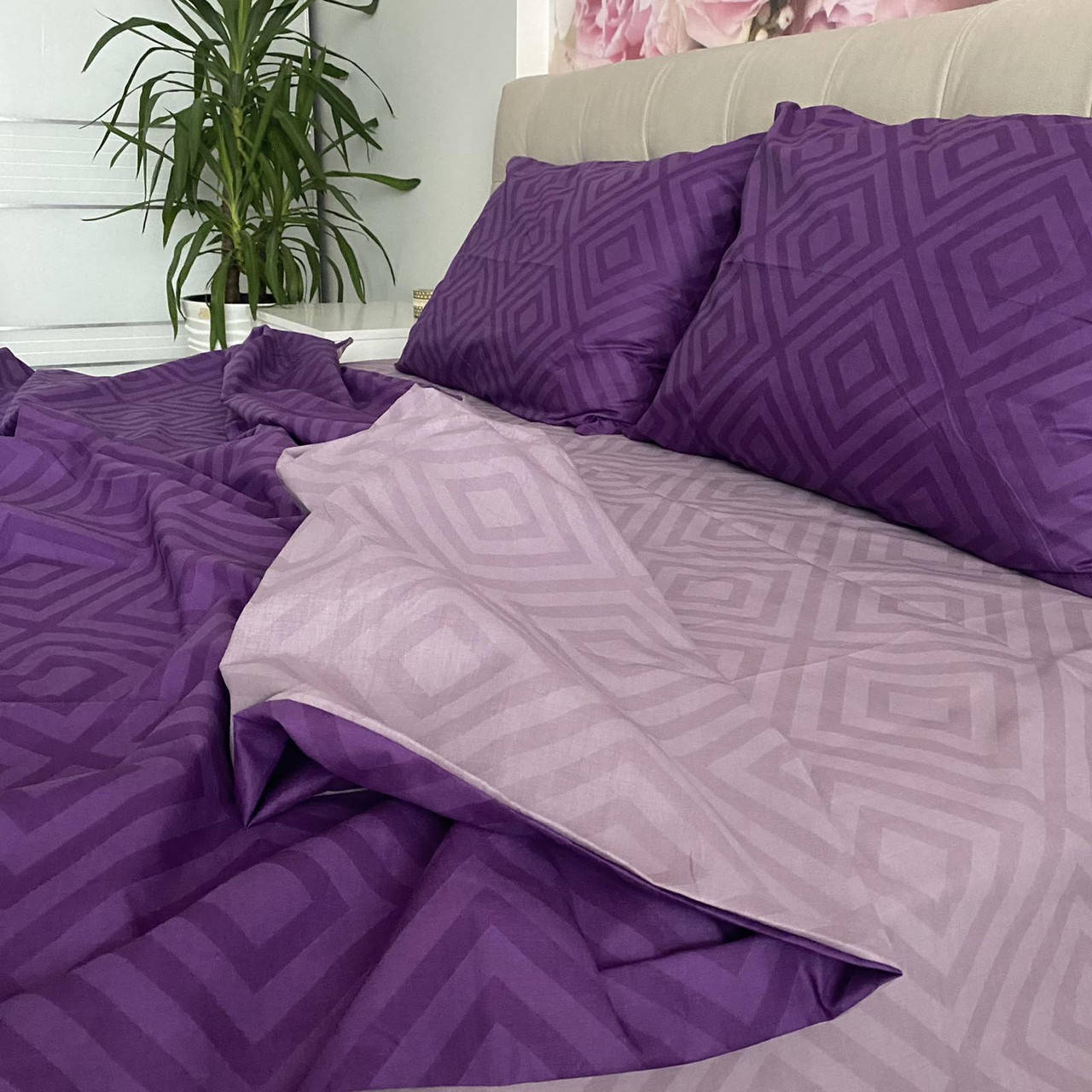 

Фиол комп - Бязь Gold - Полуторный комплект