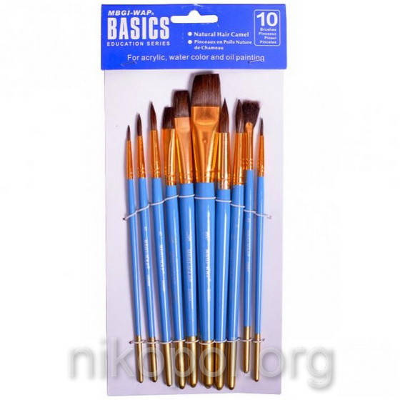 

Набор из 10 художественных кистей "Basics" 1011К