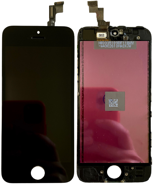 

Дисплей iPhone 5S/SE тачскрин модуль черный оригинал переклеено стекло