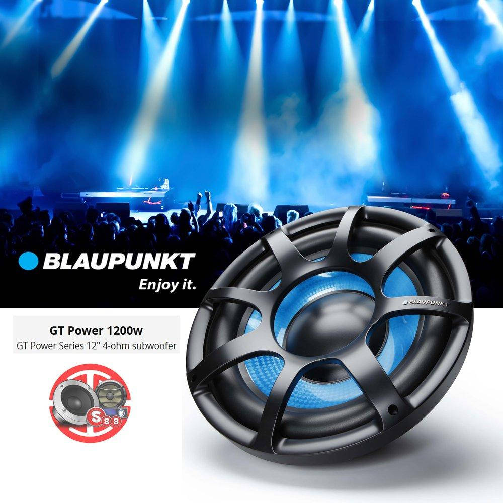 

Сабвуферный динамик Blaupunkt GT Power 1200 w