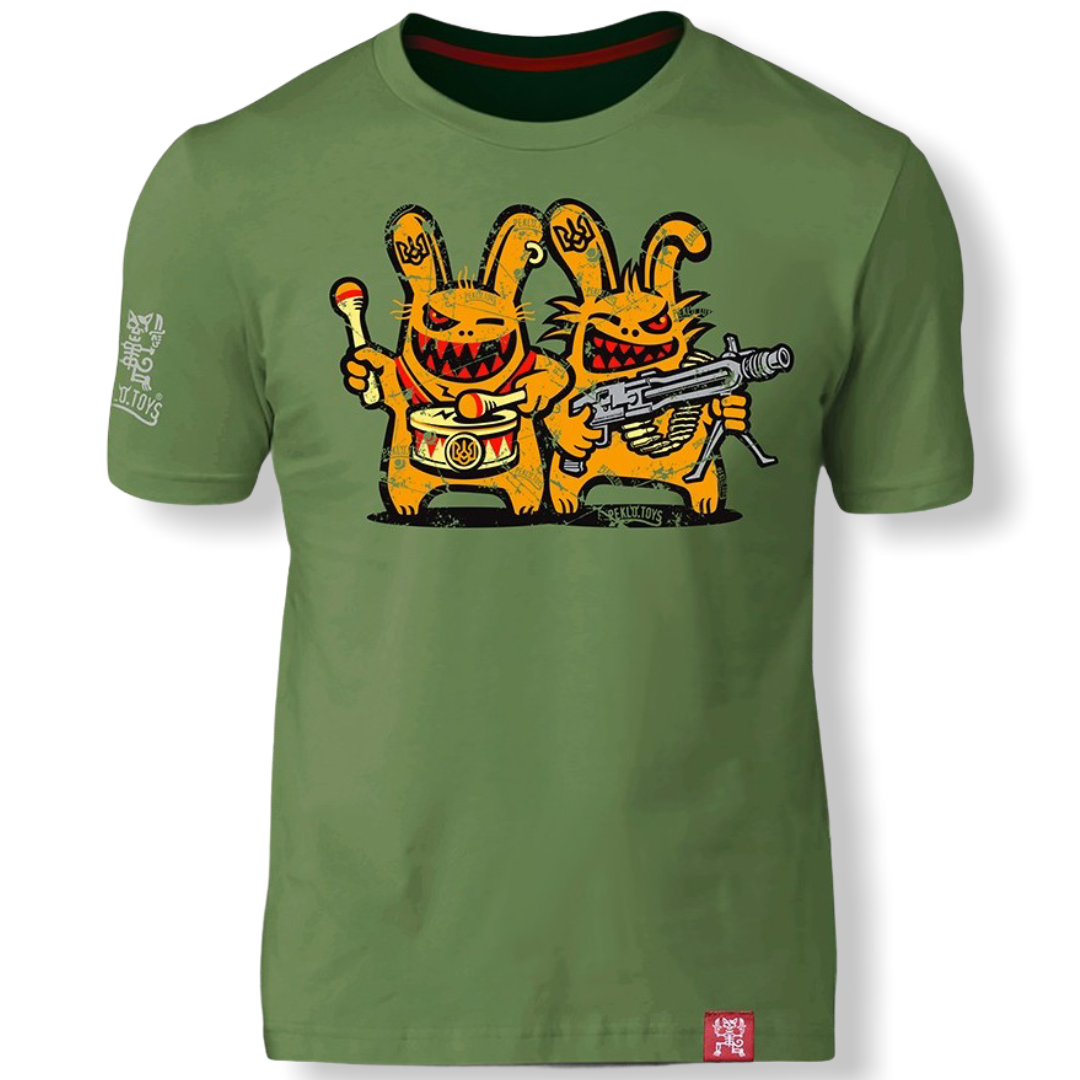 

Футболка PEKLO.TOYS Близнецы Olive