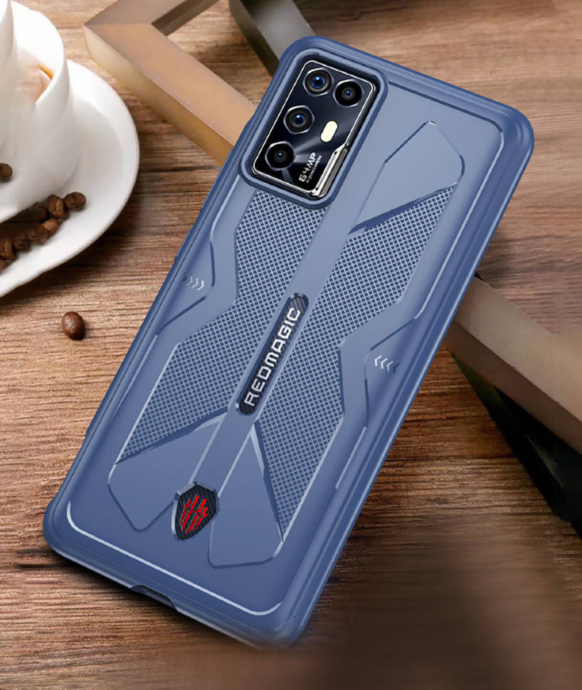 

Чехол Butterfly Shadow Series для ZTE Nubia Red Magic 6R Navy Blue, Темно-синий