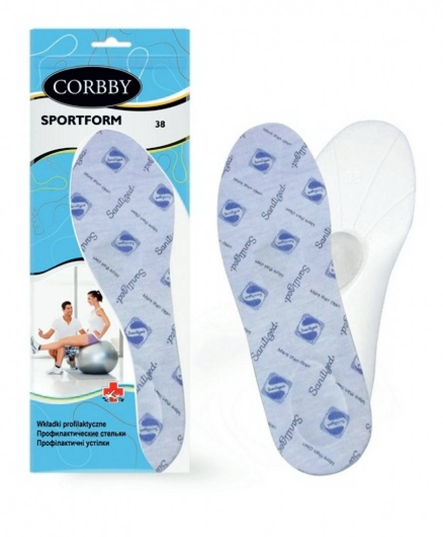 

Профилированные стельки для спортивной обуви Corbby SPORTFORM