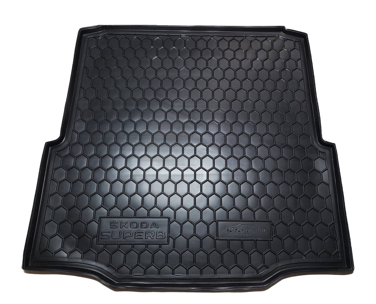 

Коврик в багажник Skoda Superb (лифтбэк) с 2008-2014 (Шкода Суперб), Черный