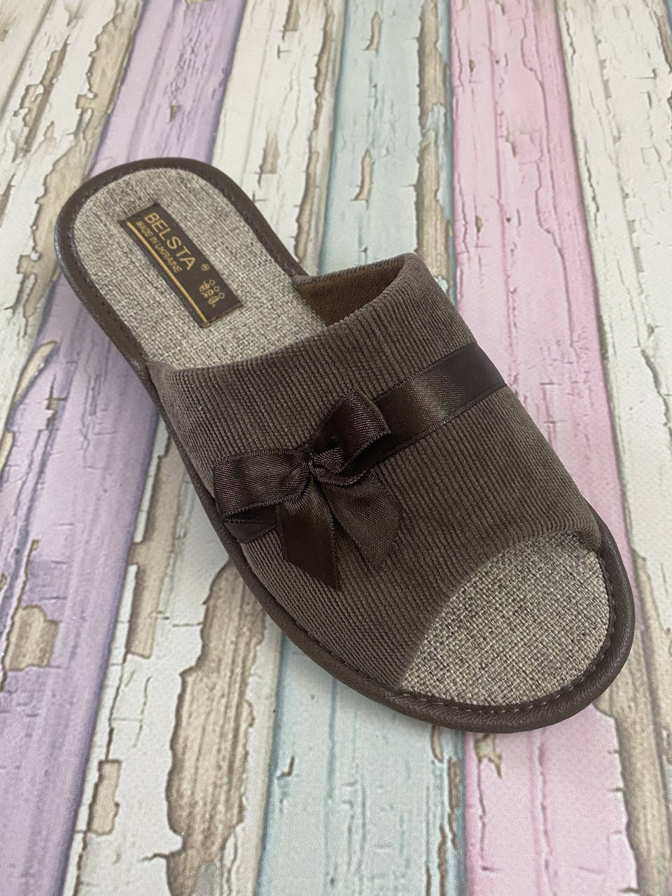 

Женские тапочки Белста 36,39,41 размер в размер., Коричневый