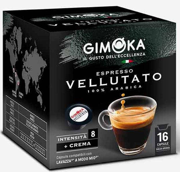 

GIMOKA Lavazza A Modo Mio Vellutato (Int = 8 ; 16 капсул)