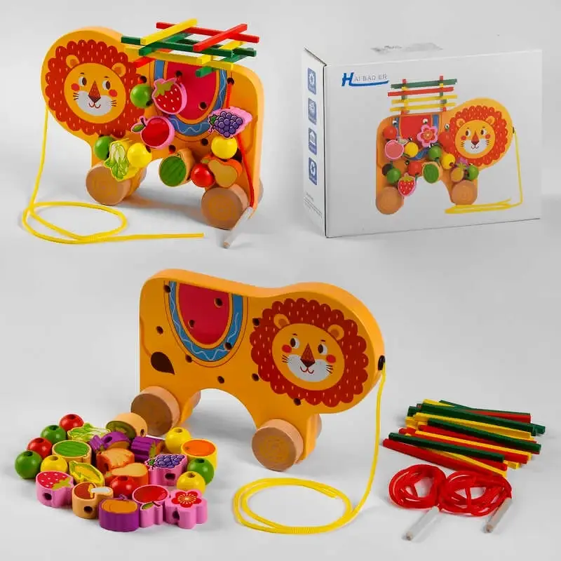 

Деревянная Каталка С 48173 в коробке