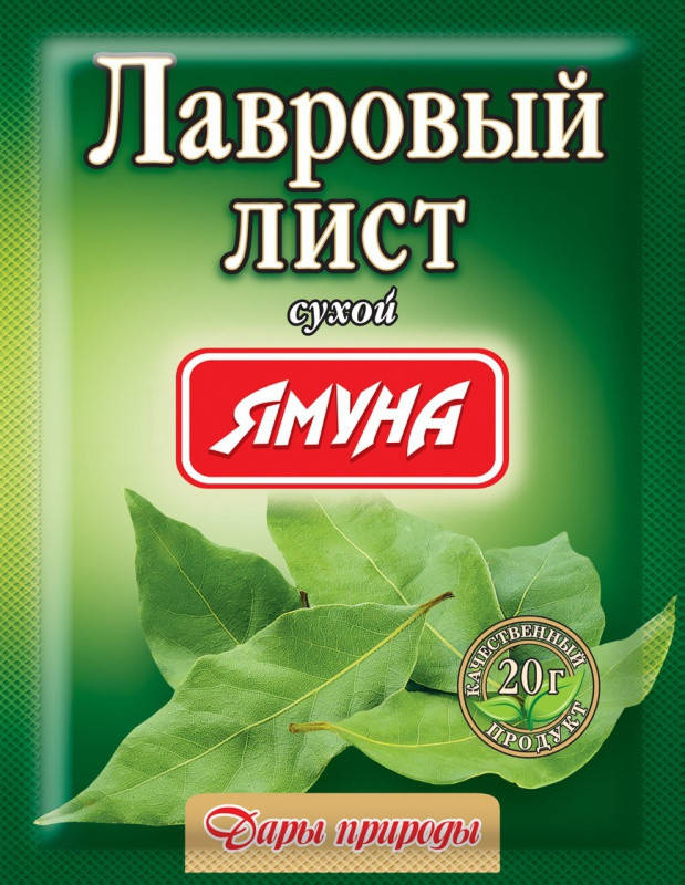 

Лавровый лист, сухой, Ямуна 20 г. , Аюрведа Здесь!