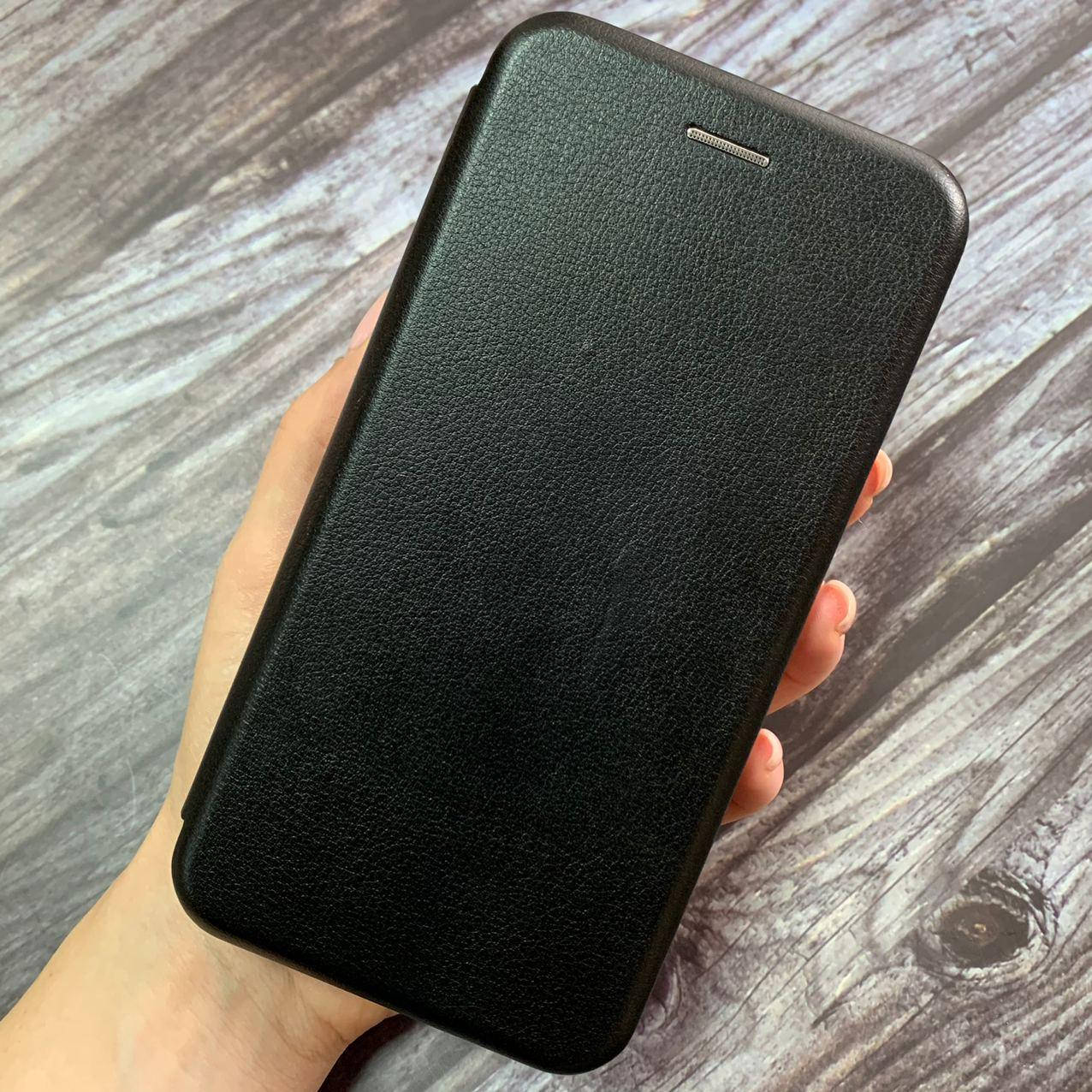 

Чехол книга для Samsung A6 Plus A605 с эко кожи с подставкой книжка на телефон самсунг а6 плюс черная STN, Черный