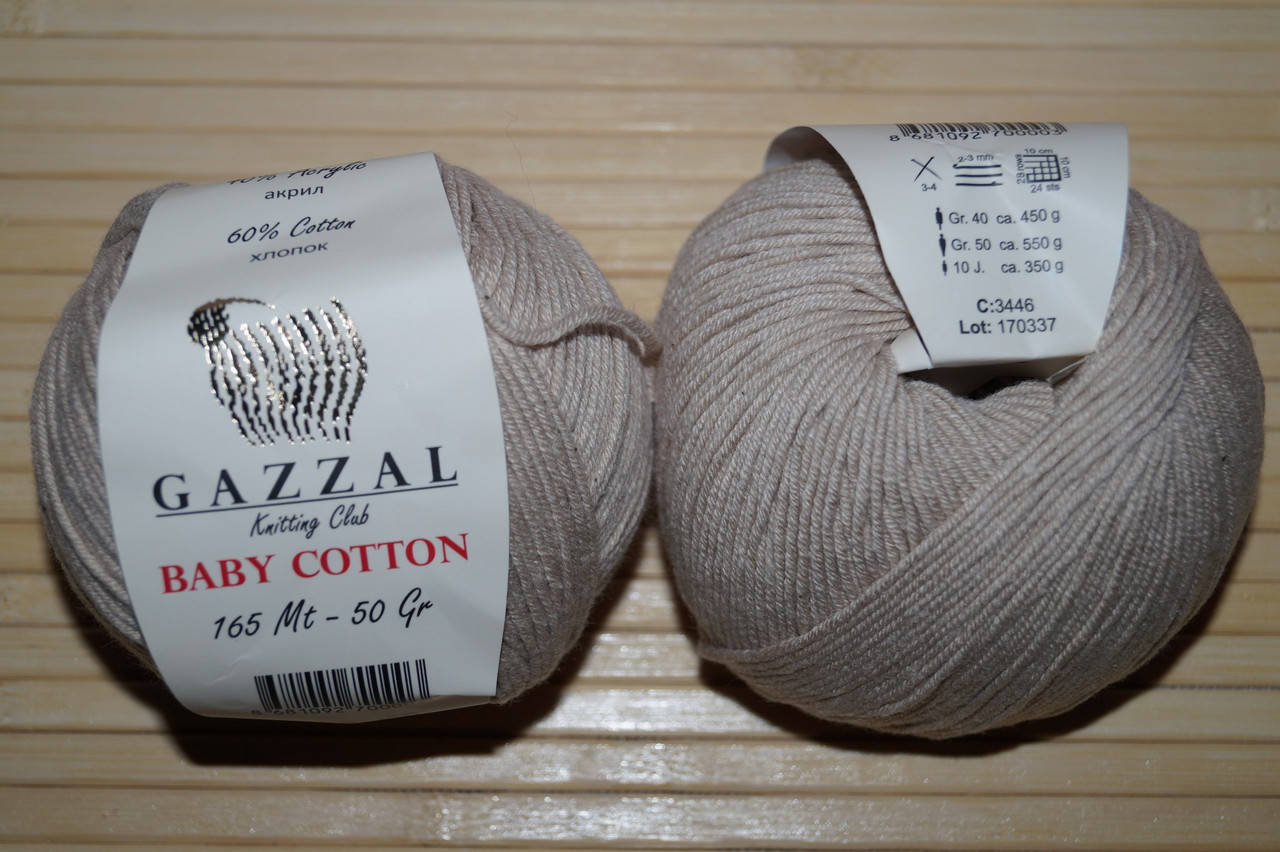 

Gazzal Baby cotton - 3446 беж