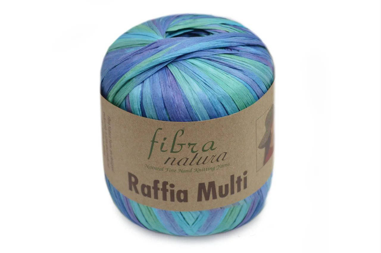 

FibraNatura Raffia Multi, №117-11, Секционное крашение