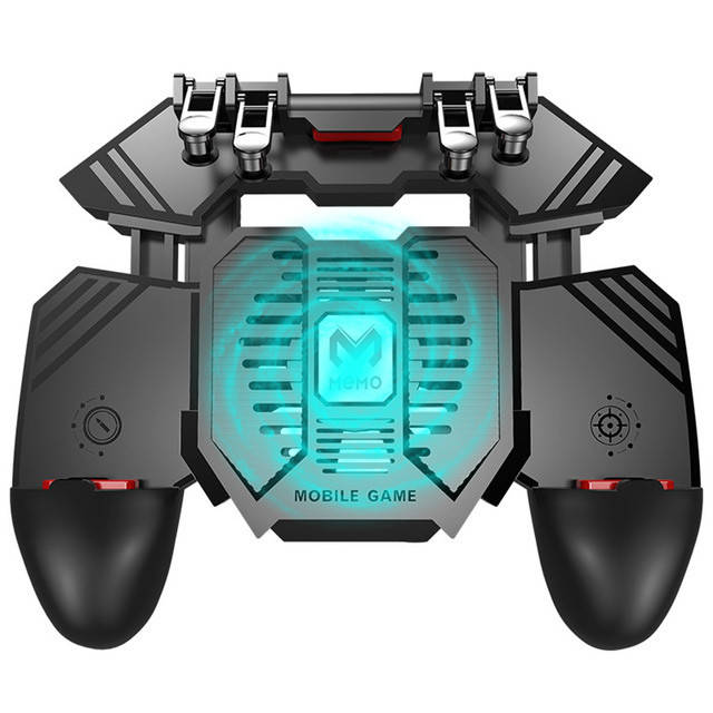 

Беспроводной геймпад триггер для смартфонов с вентилятором Sundy Union PUBG Mobile AK77 без аккумулятора, Черный