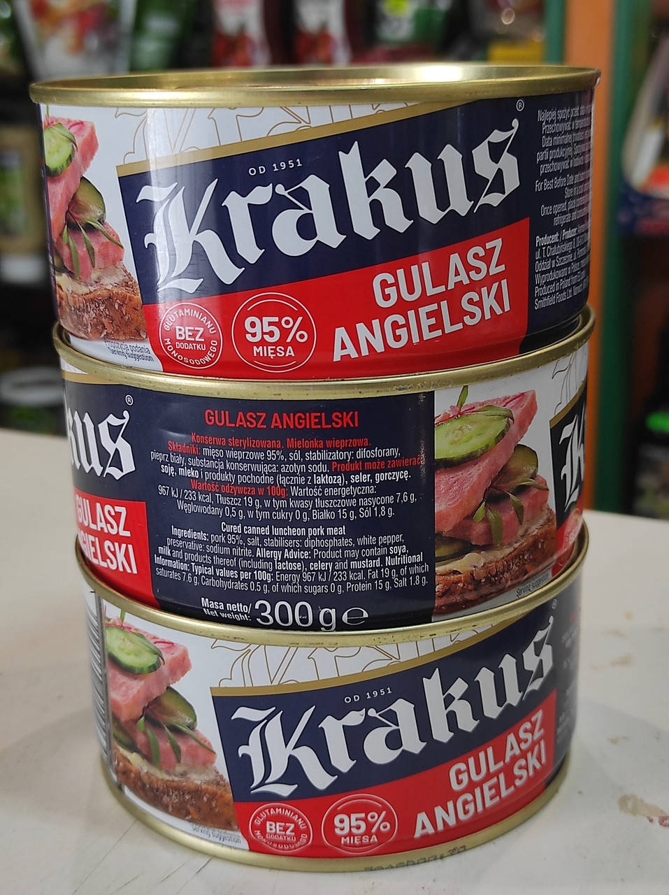 

Гуляш Angelski Krakus 300g Польща