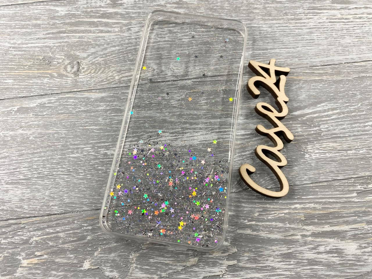 

TPU чехол Star Glitter для Realme 7 прозрачный