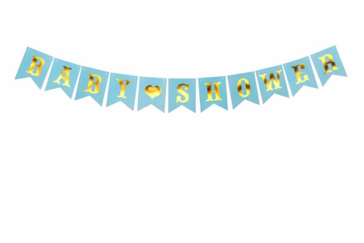 

Гирлянда-растяжка BABY SHOWER на вечеринку бэби шауэр