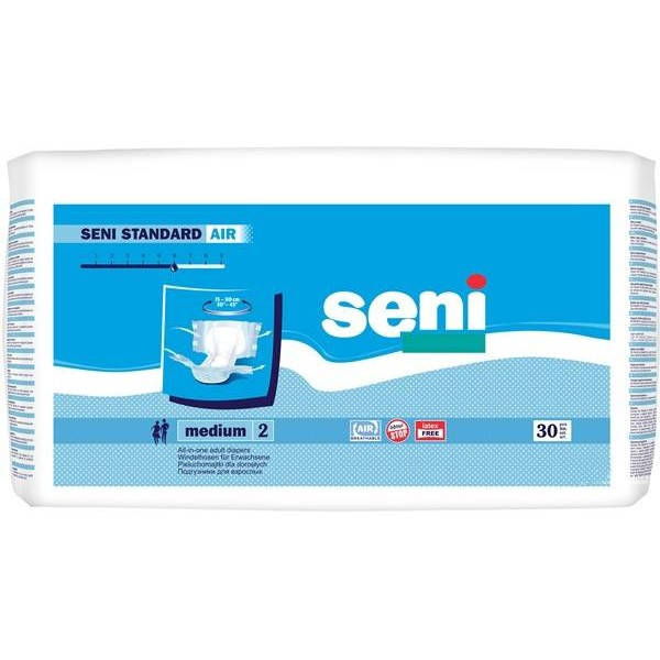 

Подгузники для взрослых Seni Standard Air размер M, 30 шт