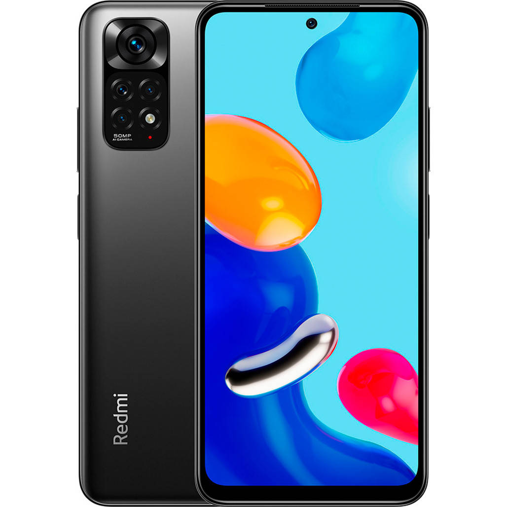 

Смартфон Xiaomi Redmi Note 11 Pro 6/128GB (Graphite Gray) Global EU [67482], Темно-серый